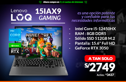 LAPTOP GAMER LENOVO LOQ 2
